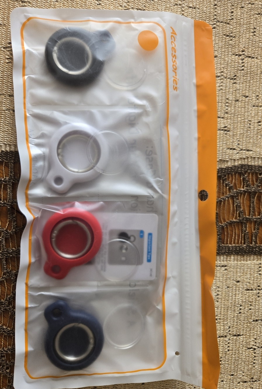 Accessorize White and Orange Branded Accessory Package